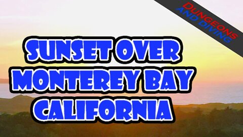 🌅 Sunset over Monterey Bay, CA 🌅 DJI Mavic Air 2 4K Aerial Nature Video 🌅