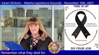 Karen Dickson - Alberta Legislature Grounds - November 10th, 2023