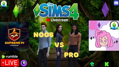 ⭐LIVE- Noob vs Pro//Sims 4 Dual Livestream⭐