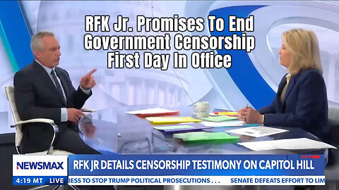 RFK Jr. Promises To End Government Censorship First Day In Office