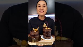 Hummm! Corre para assistir o vídeo completo! #bolos #bolodechocolate #nakedcake