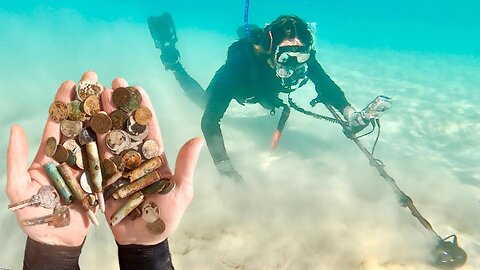 Metal Detecting underwater for Lost Treasure (Croatia)