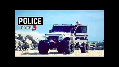 POLICE CARS (Jeep Wrangler 4x4 Fort Lauderdale Police Department)