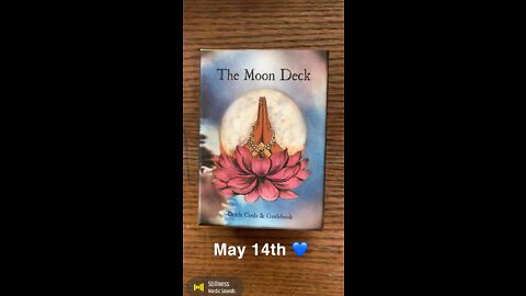 May 14th oracle cards: stillness