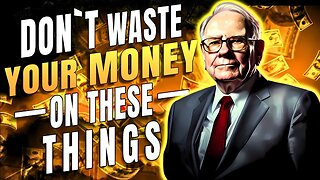 7 Things POOR People Waste Their MONEY On! By Warren Buffett
