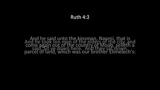 Ruth Chapter 4