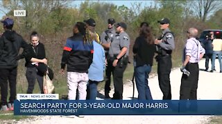 Search for missing 3-year-old Major Harris moves to Havenwoods State Forest Tuesday