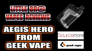 AEGIS HERO FROM GEEK VAPE... DINKY FLAVOUR BANGER!!!