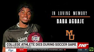 Mercer University soccer player Baba Agbaje (21) collapsed, died while playing pickup soccer