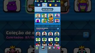 interações entre emotes #shorts #clashroyal #clash #clashroyale #royale #supercell