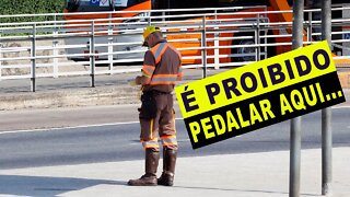 Proibido pedalar aqui