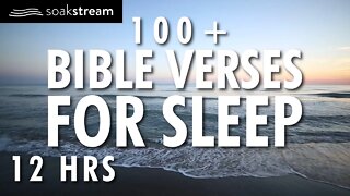 Bible Verses For Sleep | 100+ Healing Scriptures with Soaking Music | Audio Bible | 12 HRS (2020)