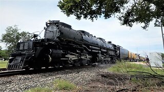 UP 4014 Big Boy Steam Locomotive in Hearne, Texas August 2021