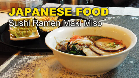 Japanese Food: Ramen, Bento Boxes, Maki, Avocado Rolls, Making Sushi