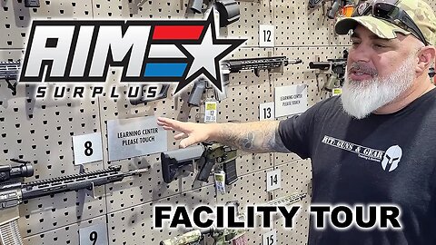 AIM Surplus Facility Tour & Hanging With Some GunTubers