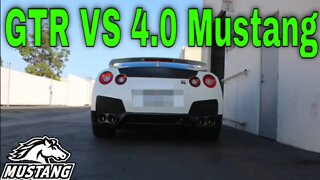GTR EXHAUST VS A 4.0 V6 Mustang Do They Sound A-LIKE