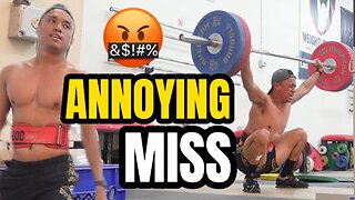 Olympic Weightlifter TRIES Heavy Overhead SQUATS!!