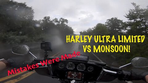 Harley Davidson in the rain a bad idea?