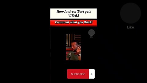 How to get VIRAL & famous like Andrew Tate #shortvideo #shortsvideo #shorts #youtubeshorts #foryou
