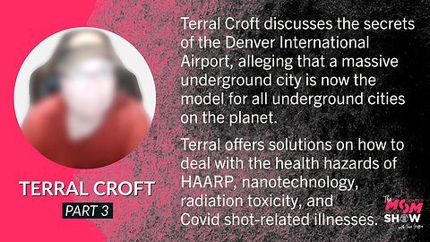 Ep. 456 - Secret City Under Denver International Airport and Protection Against HAARP - Terral Croft