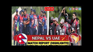 Nepal VS UAE - Nepal Winning Celebrations With fans At TU ground