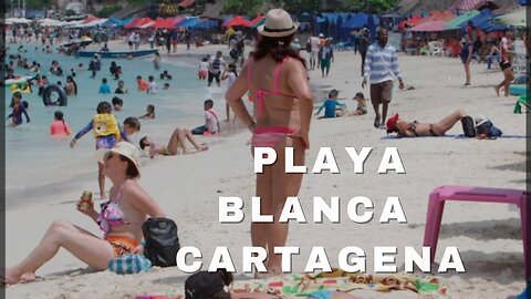 A Hot Day in Paradise: Discovering Playa Blanca's Stunning White Sands - CARTAGENA Colombia
