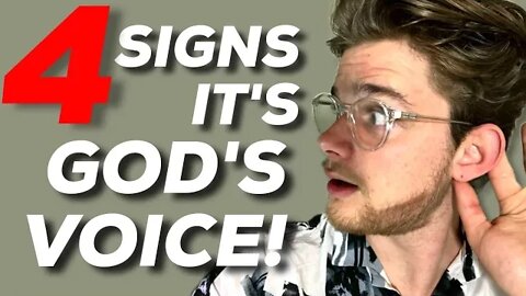 4 SIGNS to know IS IT GOD’S VOICE or just my thoughts?