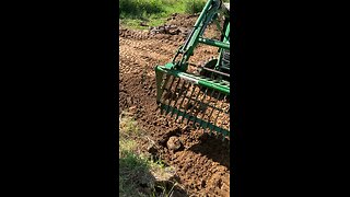 Earthwork around the cabin