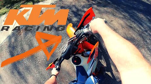 Take a spin on the 2021 KTM Kailub Russell Edition 350 XC-F with me! | 4K