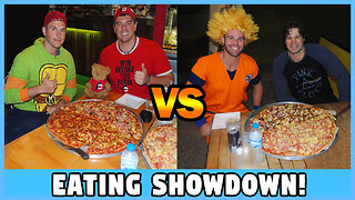 36 SLICE PIZZA EATING CHALLENGE COMPETITION (USA VS AUSTRALIA)