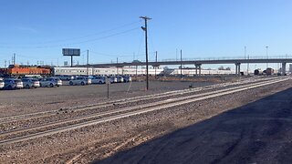 BNSF Office Car Special Departs Amarillo, 2-22-23