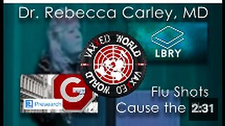 Flu Shots Cause The Flu! - Dr. Rebecca Carley, MD