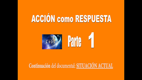 Acciones como respuesta (a la situación actual) Testimonios 1