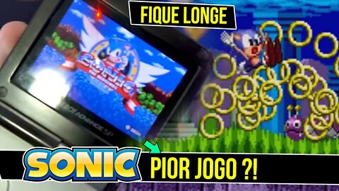 Pior jogo do Sonic ?! - Sonic 1 Gba #shorts