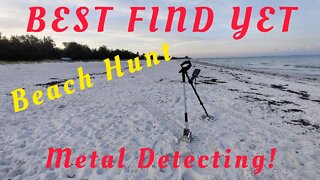 Best Find Yet • Florida Beach Metal Detecting • Hunt 4 Gold & Silver Jewelry • Ring Time • Equinox