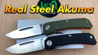 Real Steel Akuma / includes disassembly/ is this the most fidget addictive knife ever ?