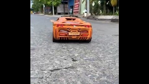 Ferrari Car Made With Help Of Wood