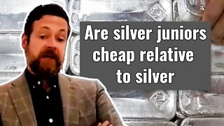 Have silver juniors become cheap relative to silver?