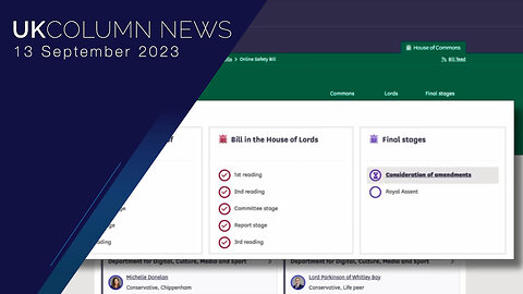 Final Warning: The Online Safety Bill Is In Its Final Stages - UK Column News
