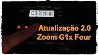 Zoom G1x Four Atualização de Firmware