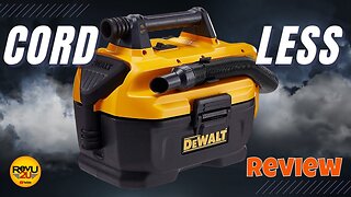 DEWALT® 20V MAX Cordless Wet Dry Vacuum DCV580H Review