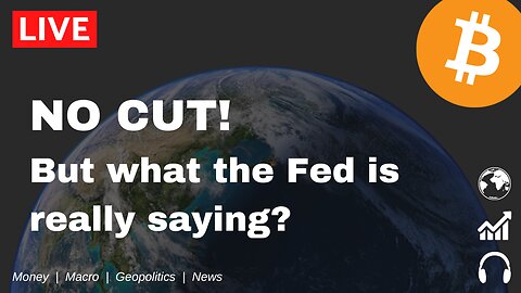 NO CUT from the Federal Reserve, but what is the disaster they are trying to hide??