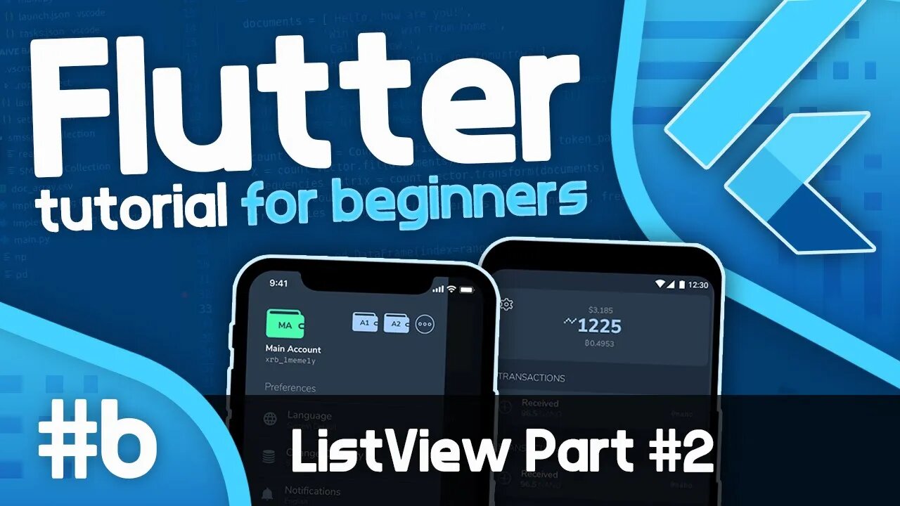 Flutter Tutorial For Beginners 6 Listview Part 2