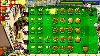 Plants vs. Zombies FREE Adventures : Gatling Pea vs Snow Pea vs Repeater | Level 4