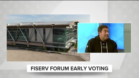 Fiserv Forum will be used as an early voting site for Milwaukee residents