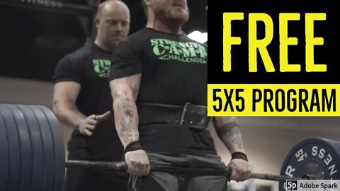 FREE STRENGTH PROGRAM! - Bull's Strength 5x5