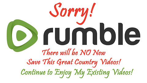 Sorry! No New Videos