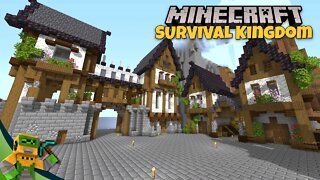 🏰 I Built An EPIC GATEHOUSE 🏰| Minecraft Survival Kingdom Episode #18