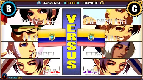 The King of Fighters 2001 (Jorivi test Vs. FOXYKOF) [Ecuador Vs. Ecuador]