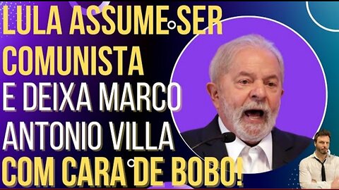 In Brazil Cachaça Lula says he is proud to be a communist and embarrasses Professor Villa. by oiluiz